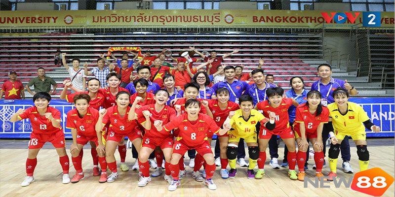 Bóng đá futsal nữ Việt Nam nâng cao HCV SEA Games 33